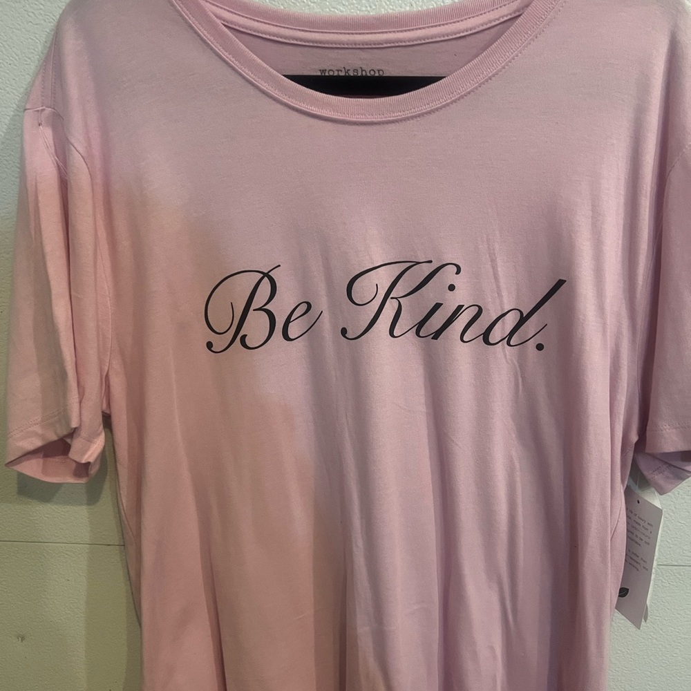 New! Workshop Republic Clothing Light Pink Tee